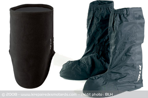 Tour de cou et surbottes moto hiver BLH