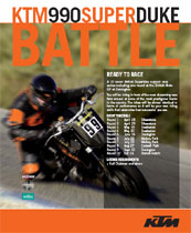 KTM 990 Super Duke Battle