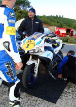 Denis Bouan sur le Dark Dog Moto Tour