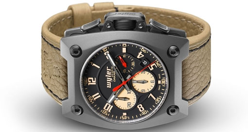 Montre chronographe Wyler Dakar sable