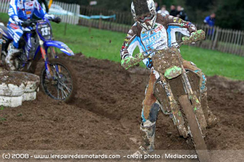 Steven Frossard &agrave; Romagne en MX2