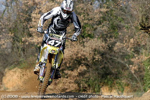 Pascal Leuret au motocross de Valence