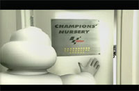 spot t�l� creche de champion Michelin