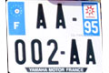 SIV premi�re moto immatricul�e Yamaha