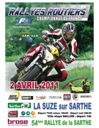 Rallye de la Sarthe les 2 et 3 avril
