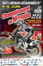 Affiche du Grand Prix de France de Motocross 2011