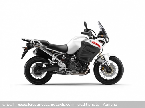 La Yamaha XT1200Z Super T n r blanche en images