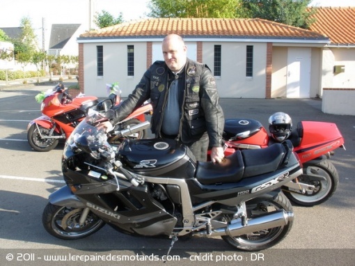 Bruno et son GSX-R 1100 de 1989