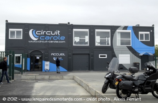 Le nouveau bâtiment d'accueil du Circuit Carole 