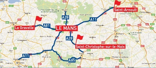 Autoroutes gratuites pour les motards se rendant au GP de France