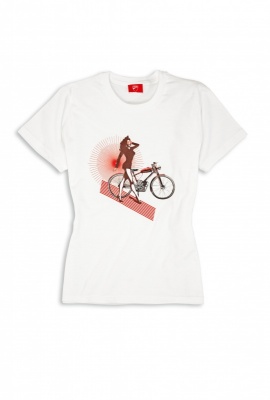 t-shirt slim Pin-Up par Ducati
