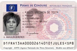 Le nouveau format du permis de conduire (crédit photo : ministère de l'intérieur)