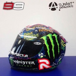 MotoGP : le casque de Lorenzo aux enchères (c) DR