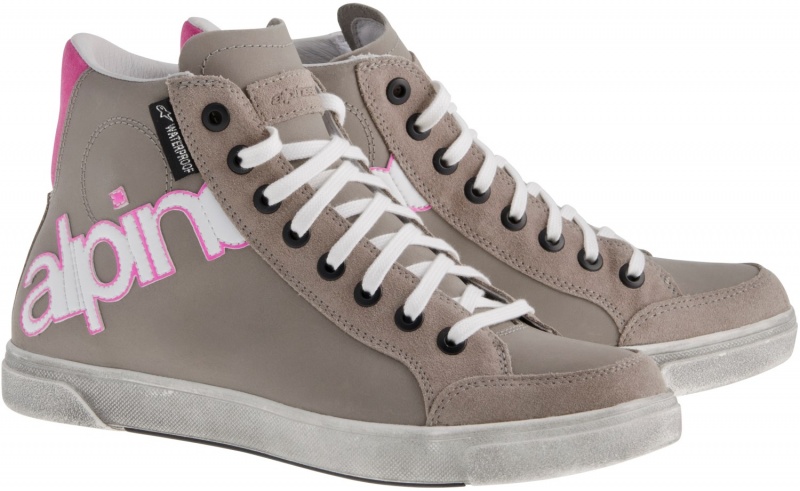 Baskets RST Hi-Top Waterproof noir, Basket Moto Cuir Étanche