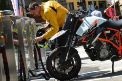 MotoParking : Un casier sécurisé où garer sa moto - Crédit photo : MotoParking