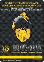 GP de France moto : carte essence Dunlop de 20EUR