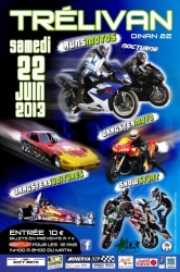 Affiche runs Moto à Trélivan le 22 juin