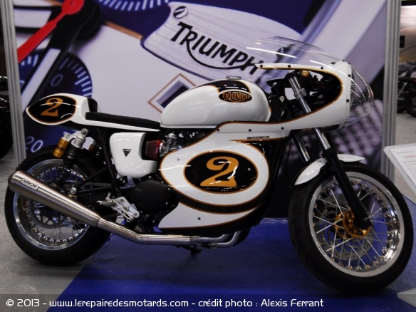 Préparation de Triumph Thruxton par Equip'Moto