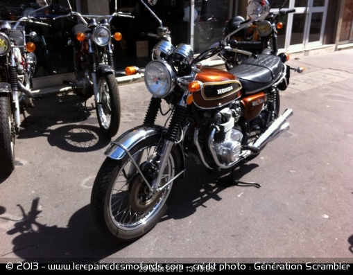 Avis de recherche : une Honda CB500 de l'atelier Génération Scrambler volée 