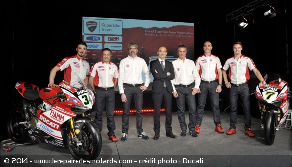 WSBK : présentation du team Ducati