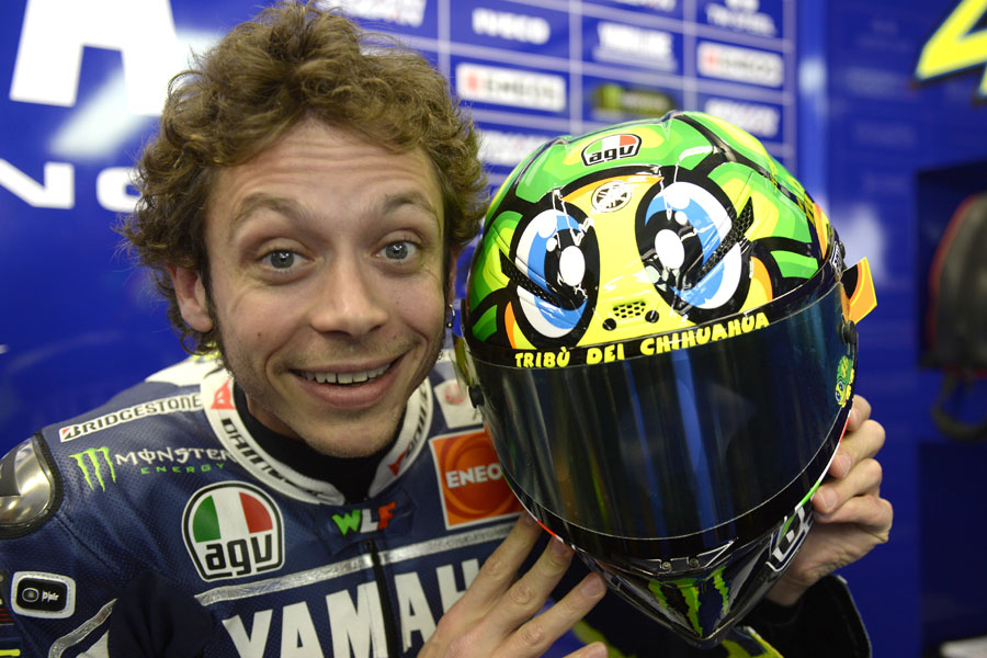 Porte-clés casque de course VR46