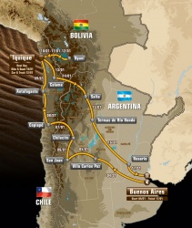 Le parcours du Dakar en détail