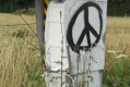 vandalisme radars message paix