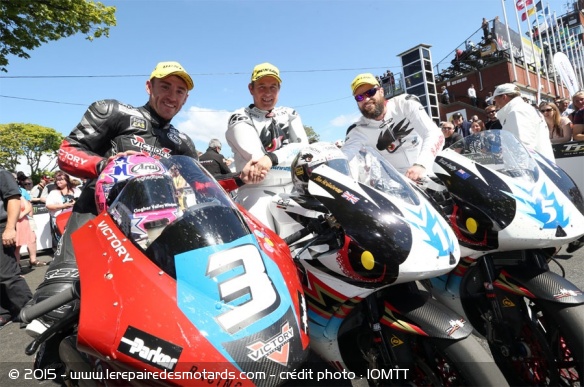 Johnston, McGuinness et Anstey sur le podium du TT Zero