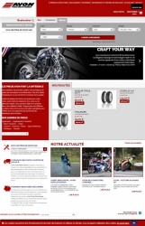 Un nouveau site web pour les pneus Avon