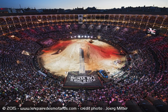 23.000 spectateurs sont attendus à Madrid pour cette 3ème épreuve du Red Bull X-Fighters World Tour - crédit photo : Joerg Mitter