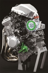 Le nouveau moteur compressé de Kawasaki