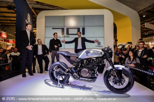 Le constructeur annonce la commercialisation des Vitpilen lors de l'EICMA