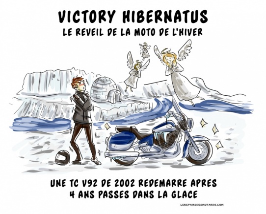 Victory Hibernatus : le réveil de la moto de l'hiver