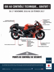 Check up gratuit pour les motos Suzuki