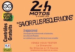 24h Motos : des contrôles d'alcoolémie gratuits