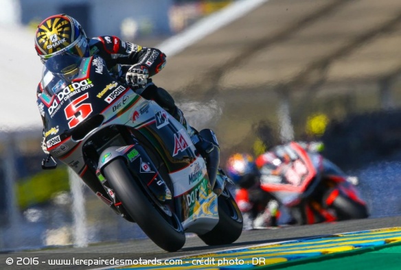 Moto2 : Zarco en tête au Mans