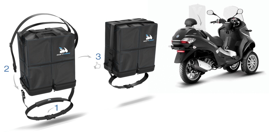 Sac softbag Bmw étanche (alternative Top case) - Équipement moto