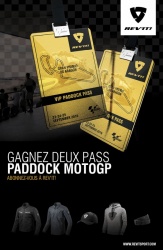 Gagnez votre pass paddock MotoGP avec Rev'It