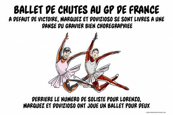 Ballet de chutes au GP de France