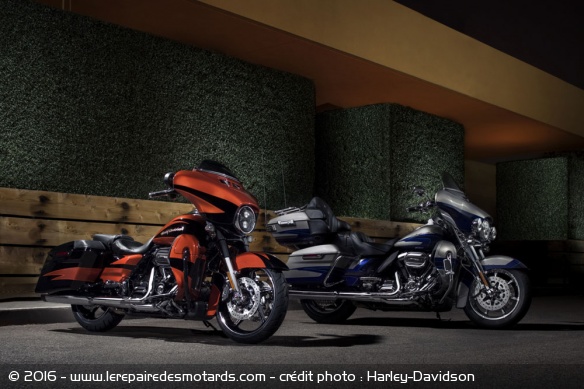 Harley-Davidson CVO Ultra Limited et Street Glide