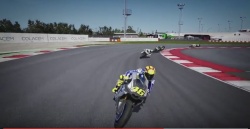 Valentino Rossi en R1M sur jeu vidéo
