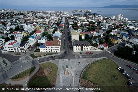 La ville de Reykjavik