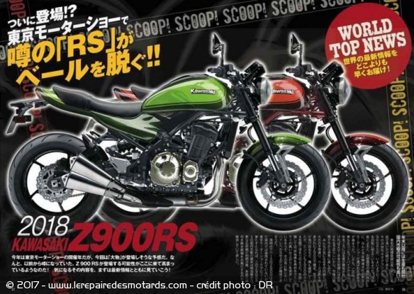 La Z900RS de retour en Une des magazines japonais