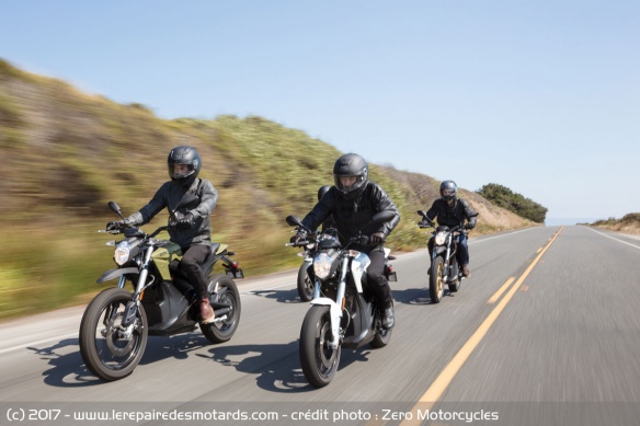 Zero Motorcycles dévoile son millésime 2018