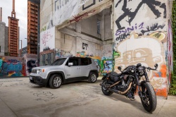 Partenariat renouvelé entre Harley-Davidson et Jeep