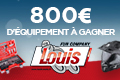 Jeu 800 euros équipement à gagner