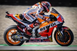 Marquez en tête de la FP1 - crédit photo : MotoGP