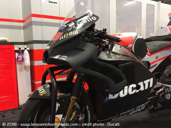 Un des nouveau carénage essayé par Ducati