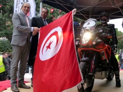Départ du 1er Moto Tour Series Tunisie