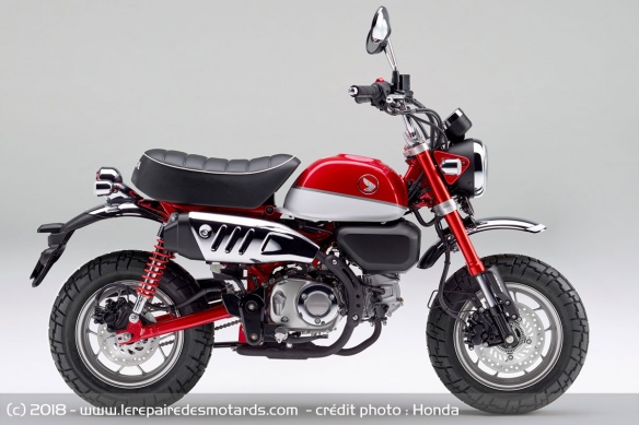 Honda Monkey 125 rouge